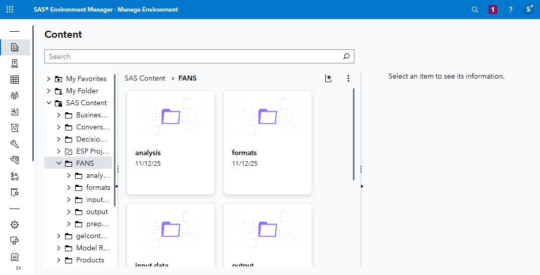 Created project folders